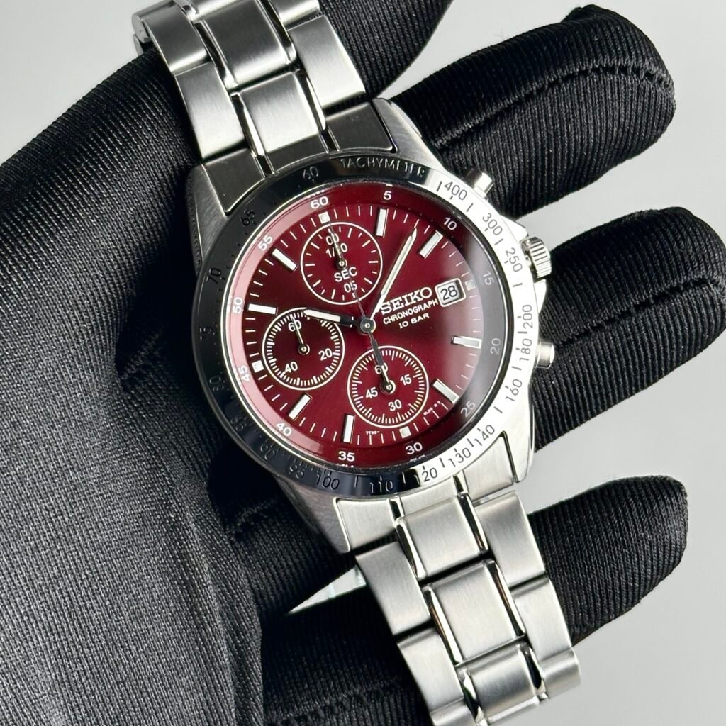 Seiko Chronograph 🍷⏱️ (Asian Market Only) - Image 9
