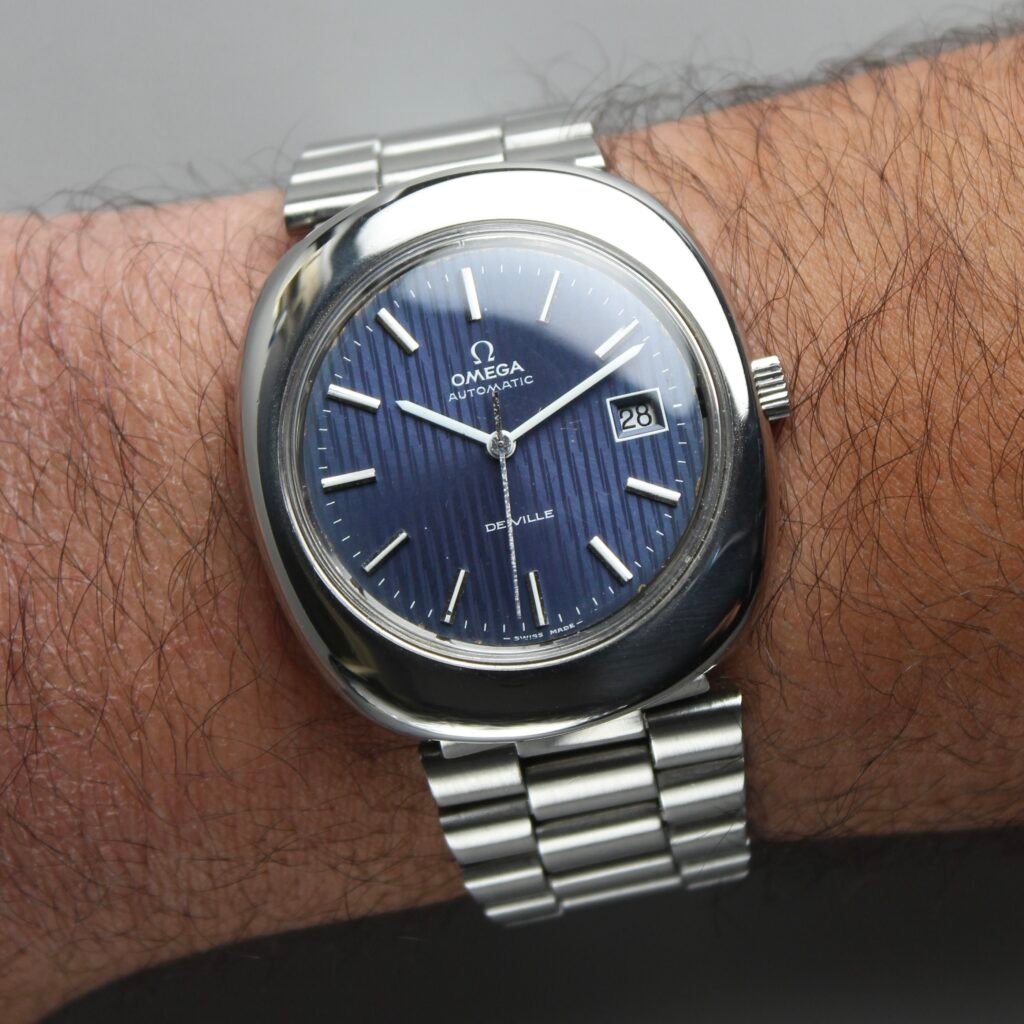 OMEGA De Ville “Blue Zebra Dial 🦓🔵”