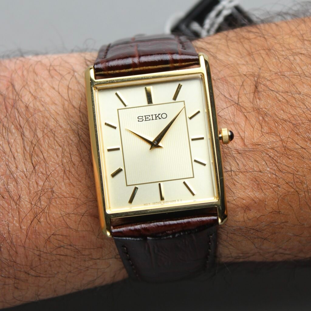 SEIKO Tank (Beige Dial/Brown Leather) “European Market Only 🇪🇺”