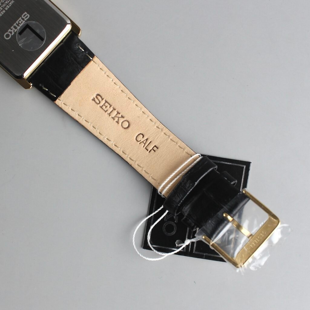 SEIKO Tank (White Dial/Black Leather) “European Market Only 🇪🇺” - Image 4