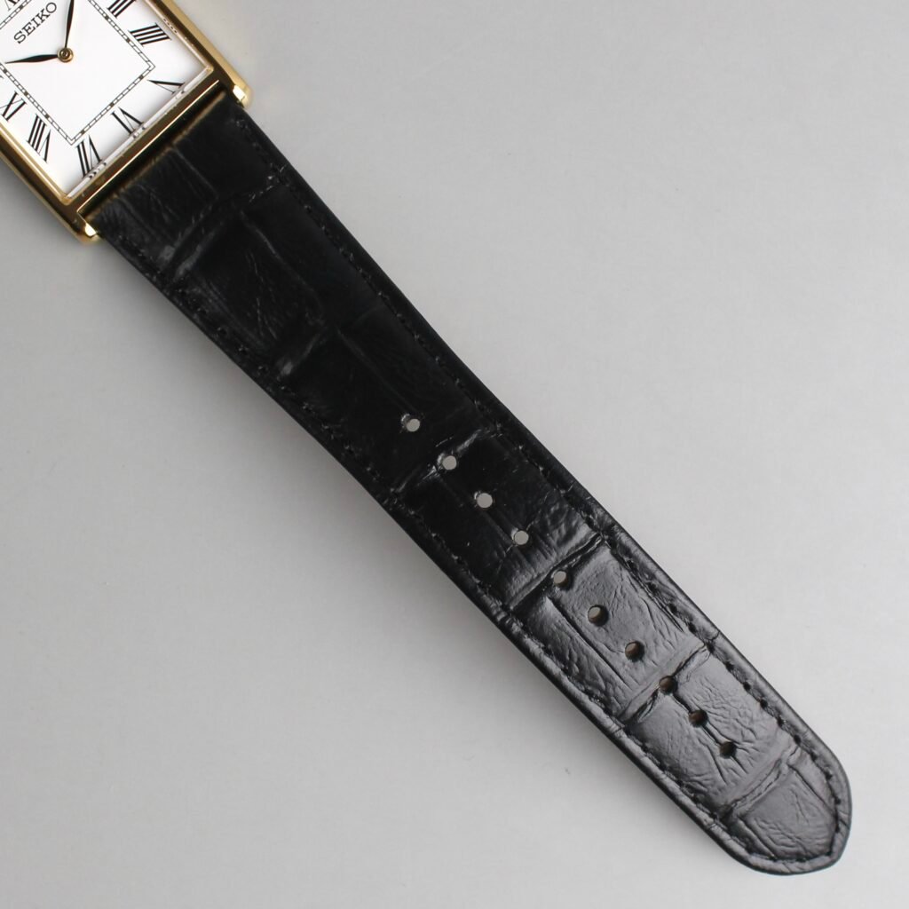 SEIKO Tank (White Dial/Black Leather) “European Market Only 🇪🇺” - Image 7