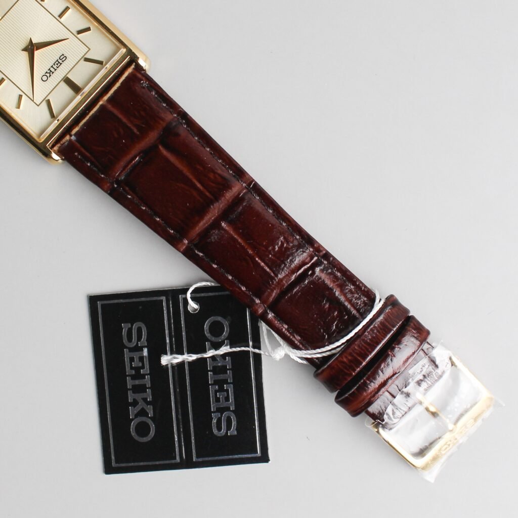 SEIKO Tank (Beige Dial/Brown Leather) “European Market Only 🇪🇺” - Image 7