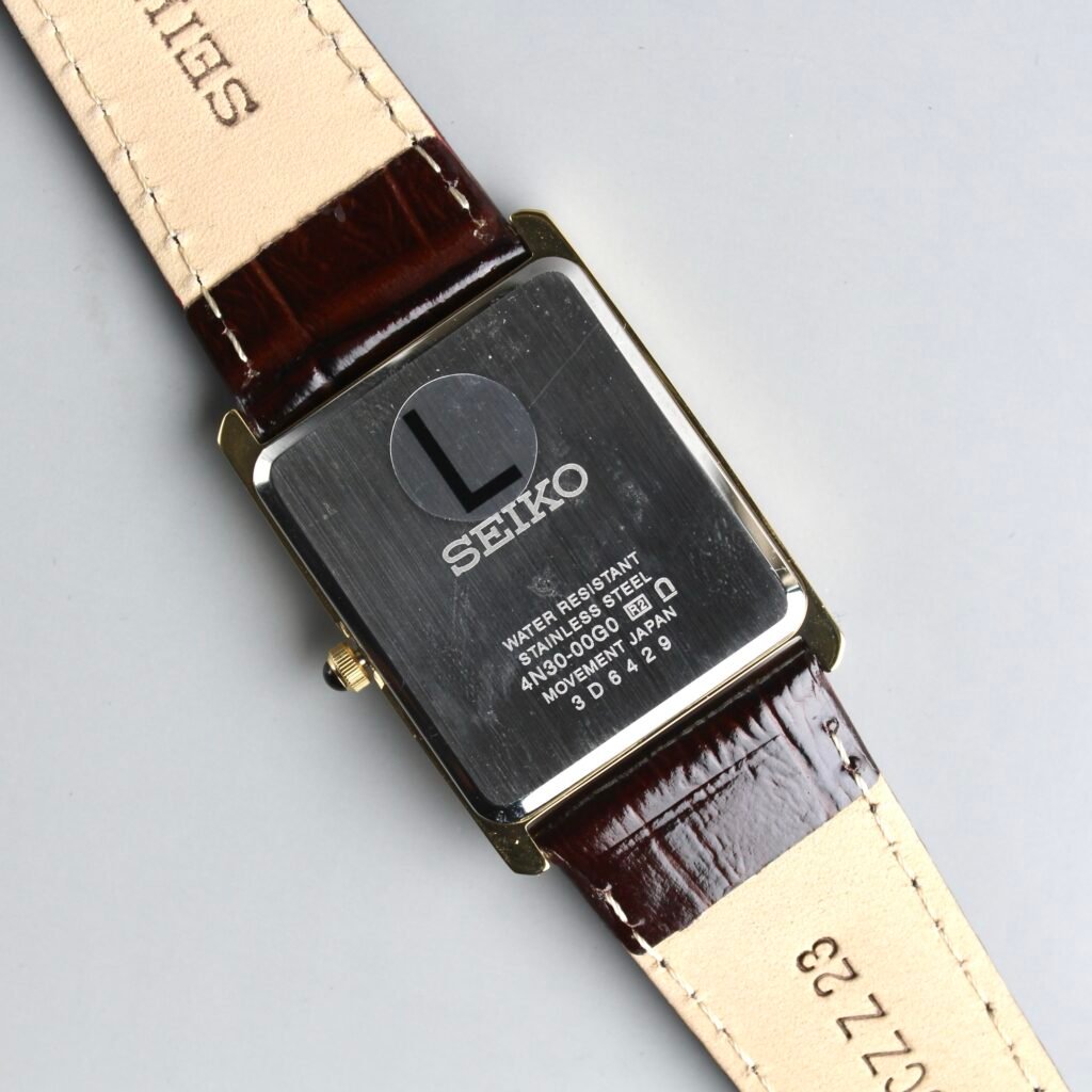 SEIKO Tank (Beige Dial/Brown Leather) “European Market Only 🇪🇺” - Image 6