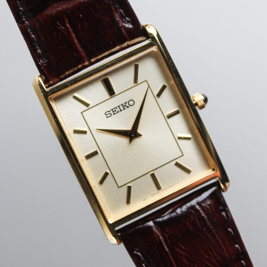 SEIKO Tank (Beige Dial/Brown Leather) “European Market Only 🇪🇺” - Image 2