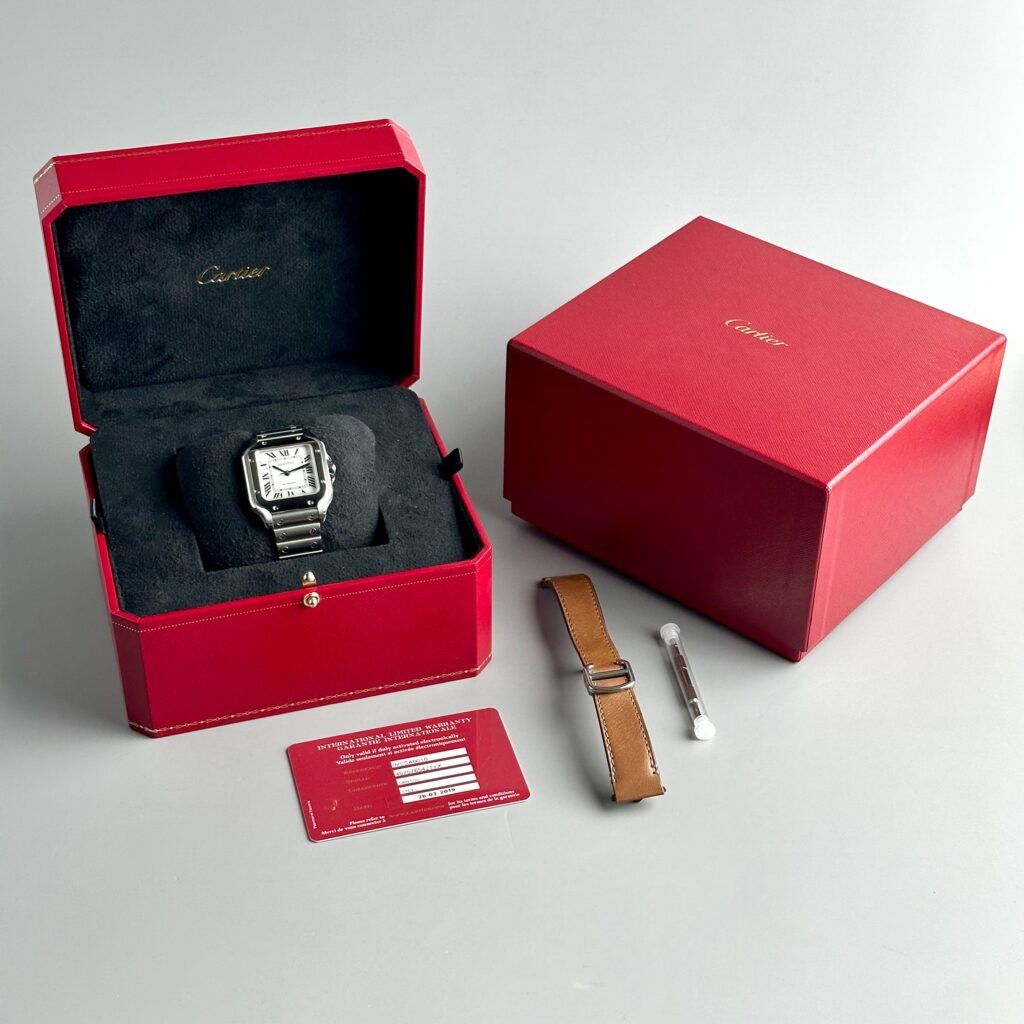 Cartier De Santos “Medium” Ref. 4075 - Image 4