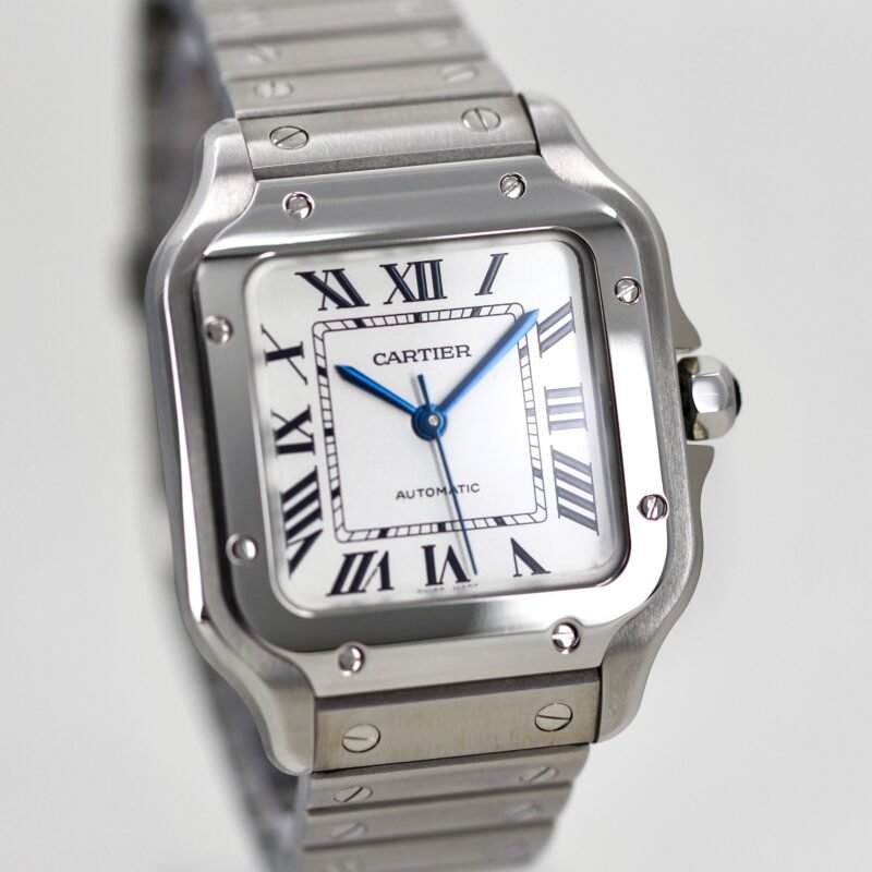 Alternative view of Cartier De Santos “Medium” Ref. 4075