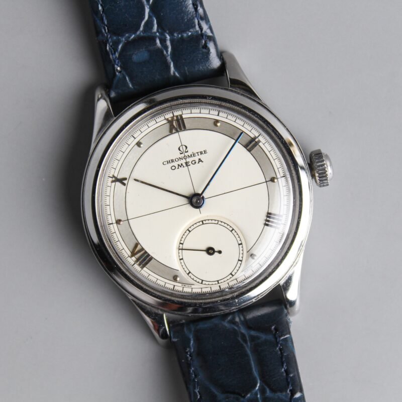 Alternative view of OMEGA Dennison 302T ”Calatrava”