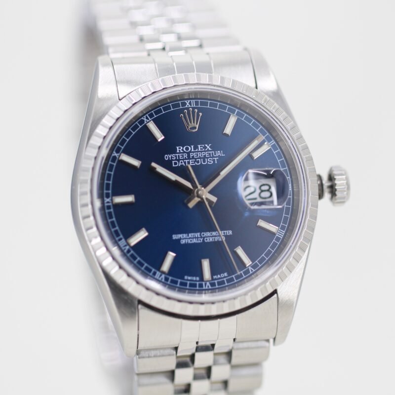 Alternative view of Rolex 👑 DateJust 16220 💙