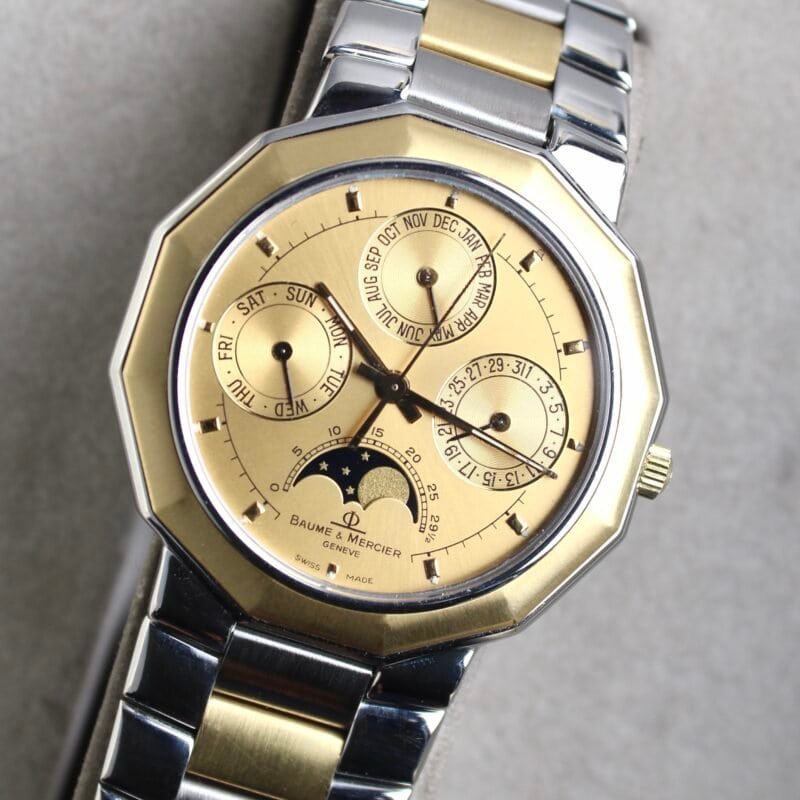 Alternative view of Baume & Mercier Riviera - Triple Calendar Moonphase 📅🌙 (Ref. 6131)