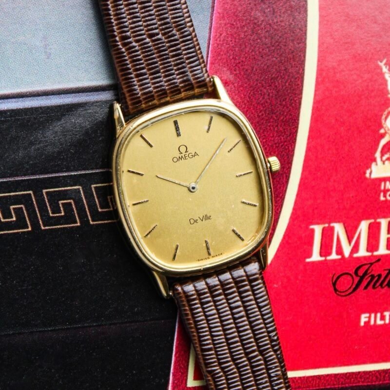 Alternative view of Omega De Ville Patina “ellipse 🥚” Ref.1434