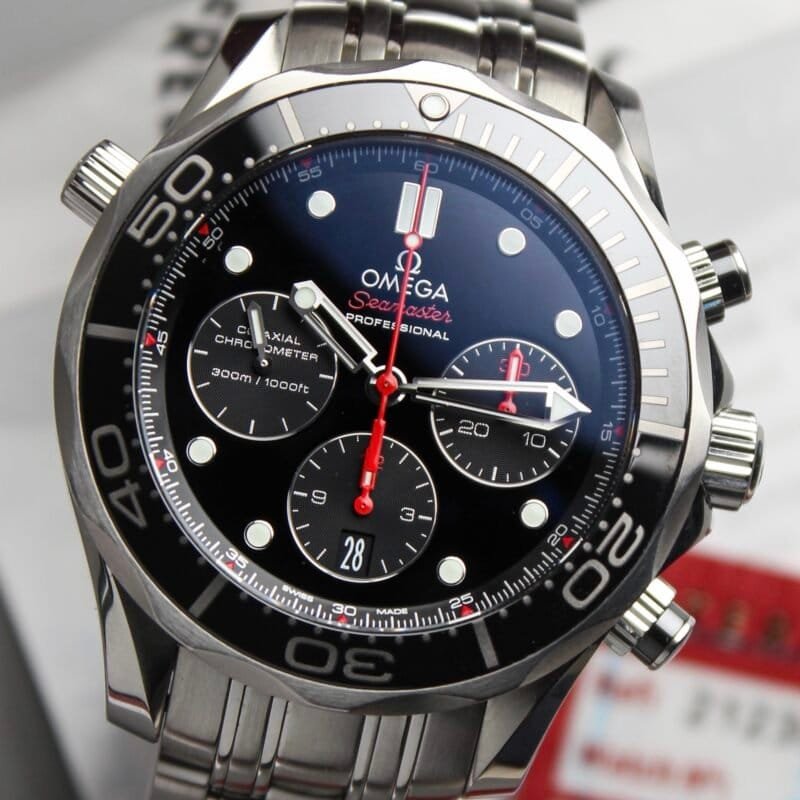 Alternative view of Omega Seamaster Co-Axial Chronograph 🤿⏱️