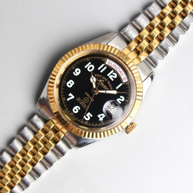 Alternative view of West End Prima ⛑️ Day-Date “Gold Seconds Hand”