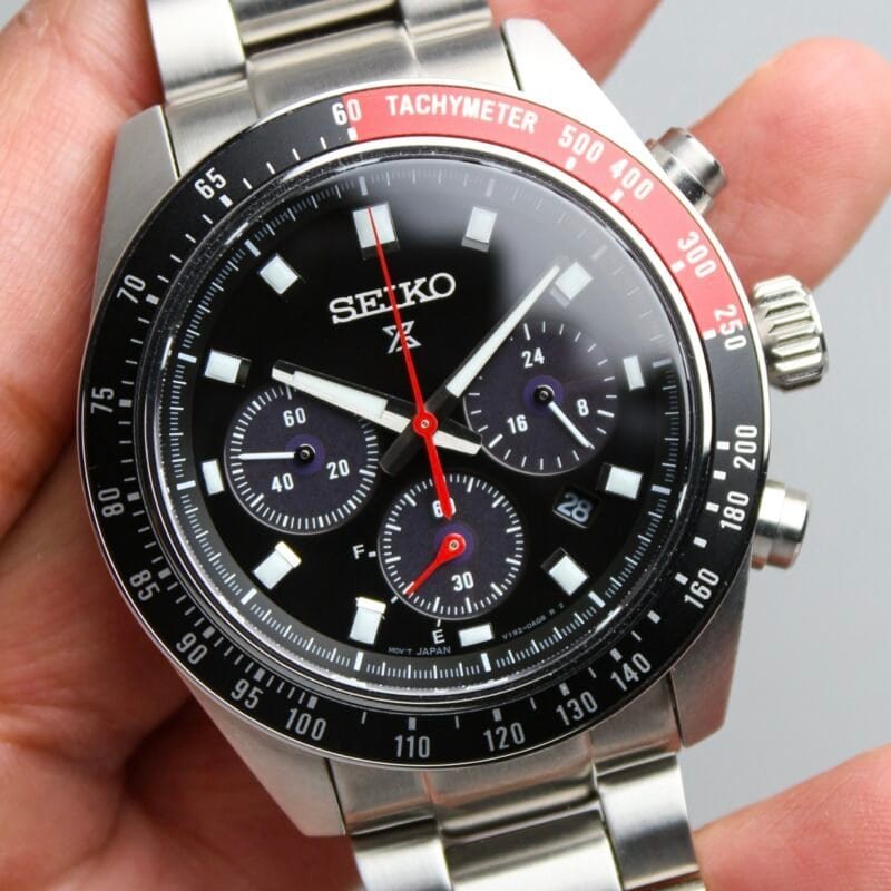 Alternative view of Seiko Prospex Speedtimer “SSC915” Cola 🥤